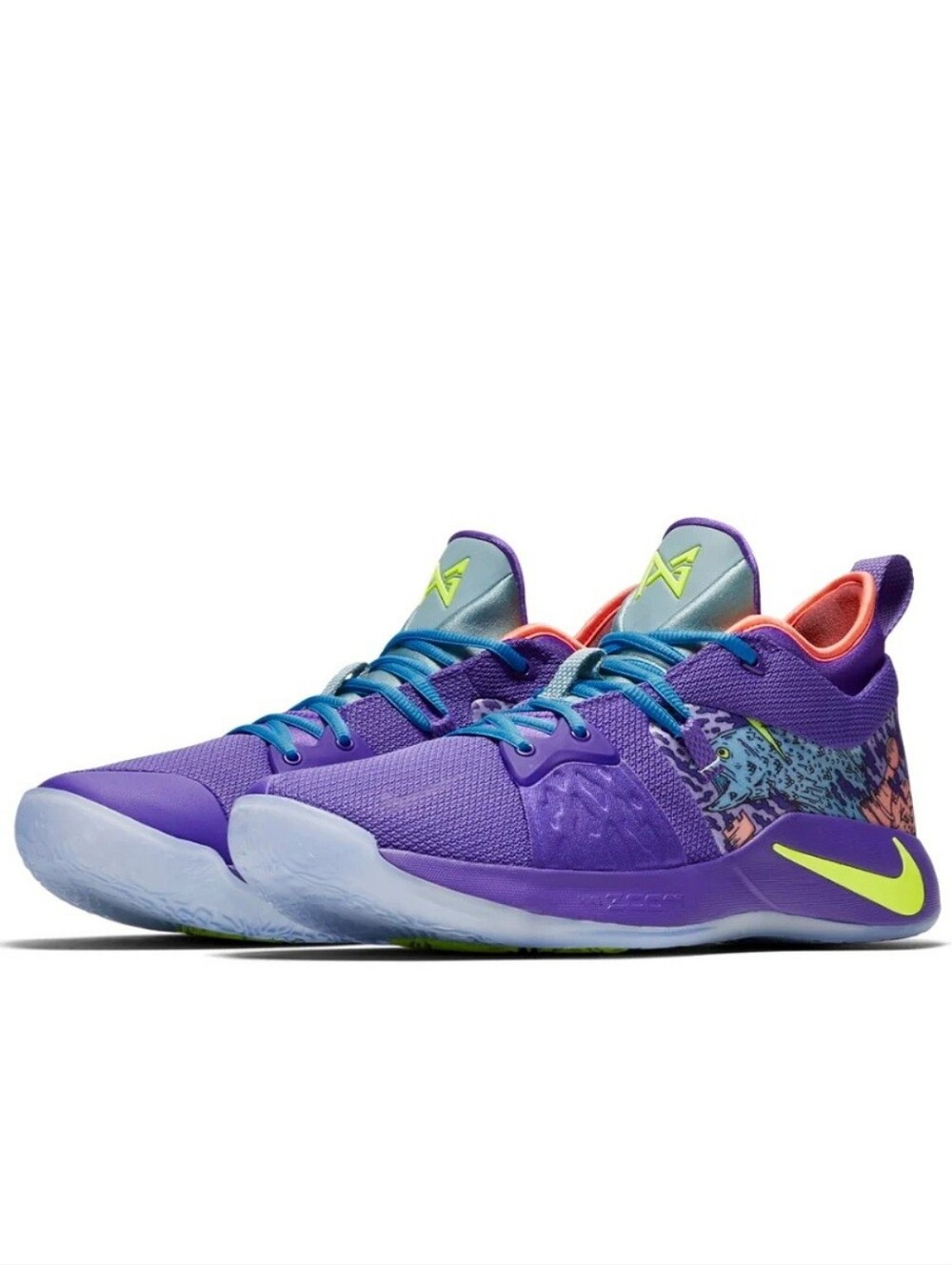 Nike "PG2 Mamba Mentality" Paul George 2 Basketball Sneakers Purple, Size 11.5